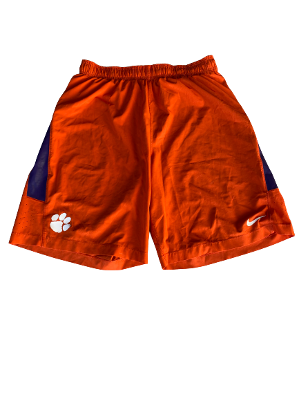 J.C. Chalk Clemson Football Team Issued Workout Shorts (Size XL)