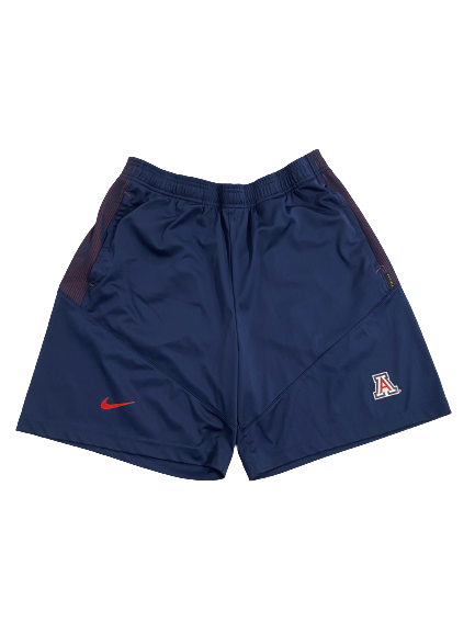 Jordan Mains Arizona Basketball Team-Issued Shorts (Size L)