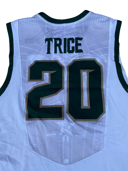 Travis Trice Michigan State Basketball 2012-2013 Game Worn Jersey (Size 46)