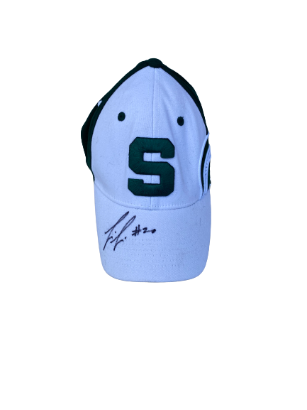 Travis Trice Michigan State Basketball Team Issued Signed Hat