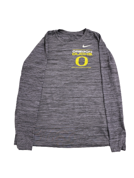 Eric Williams Jr. Oregon Basketball Team-Issued Long Sleeve Shirt (Size L)