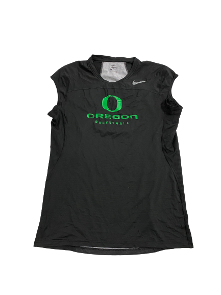 Eric Williams Jr. Oregon Basketball Player-Exclusive Compression Workout Tank (Size L)