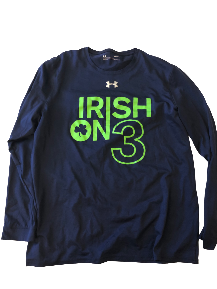 Daniel Jung Notre Dame Baseball Long Sleeve Shirt (Size L)