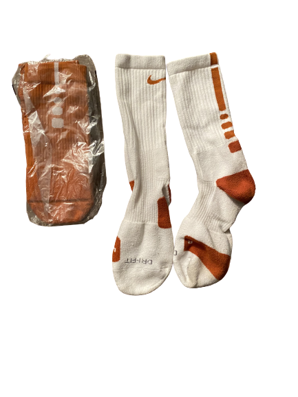 Joe Schwartz (2) Pairs of Team-Issued Nike Elite Socks (Size L)