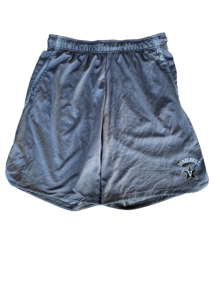 Vanderbilt Football Team Issued Workout Shorts (Size XL)
