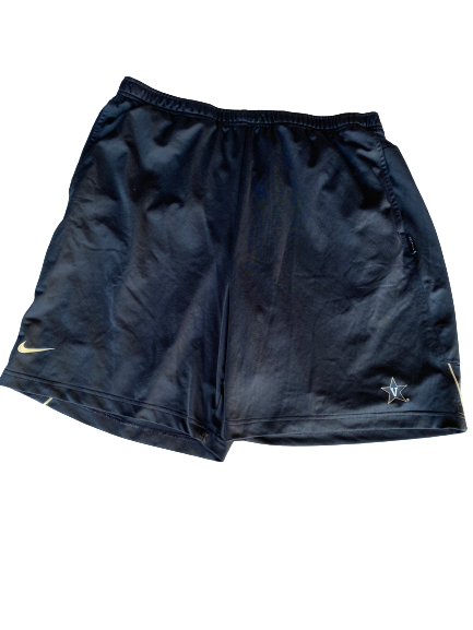 Vanderbilt Football Team Issued Workout Shorts (Size XL)