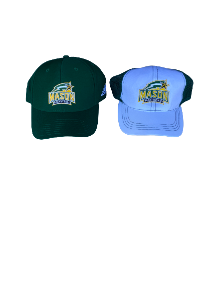 Jaire Grayer George Mason Basketball Set of (2) Hats