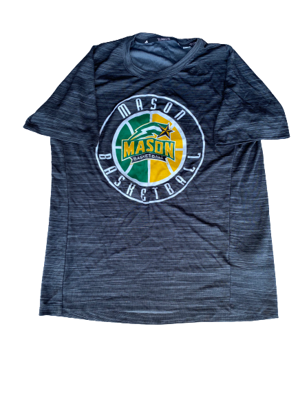 Jaire Grayer George Mason Basketball Workout Shirt (Size L)