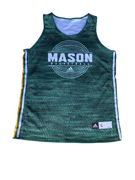 Jaire Grayer George Mason Basketball Reversible Practice Jersey (Size L)