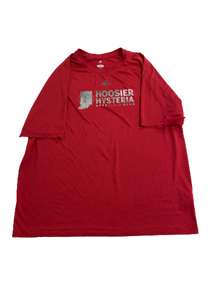 Miller Kopp Indiana Basketball 2018-2019 Hoosiers Hysteria Team-Issued T-Shirt (Size XXL)