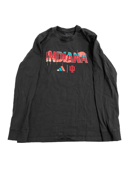 Miller Kopp Indiana Basketball Team-Issued Long Sleeve Shirt (Size L)