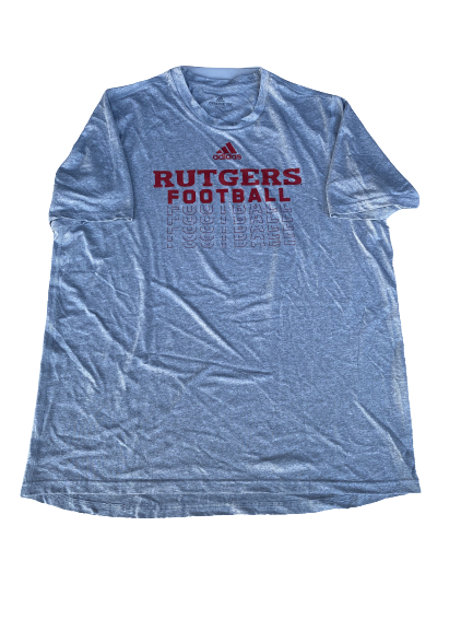 Matt Sportelli Rutgers Football Team Issued Workout Shirt (Size XLT)