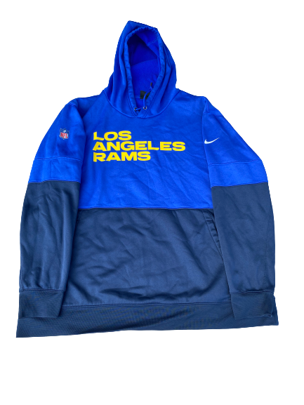 Treymane Anchrum Jr. Los Angeles Rams Team Issued Sweatshirt (Size XXXL)