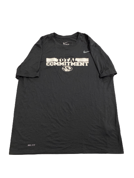 Sean Koetting Missouri Football Player-Exclusive "Total Commitment" T-Shirt (Size XL)