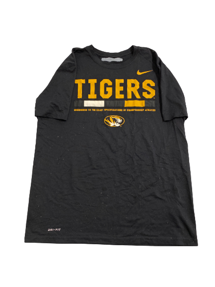 Sean Koetting Missouri Football Team-Issued T-Shirt (Size L)