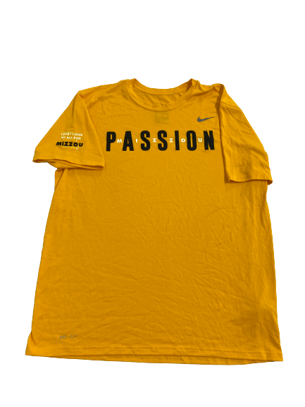 Sean Koetting Missouri Football Player-Exclusive "Passion" T-Shirt (Size XL)