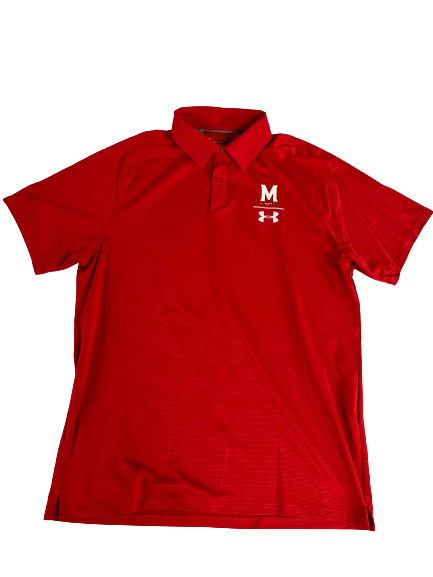 Maryland Basketball Team Issued Polo Shirt (Size L)