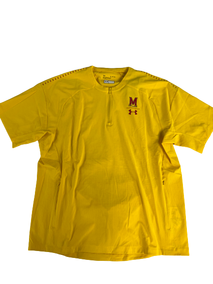 Maryland Basketball Short Sleeve Quarter Zip Pullover (Size XL)