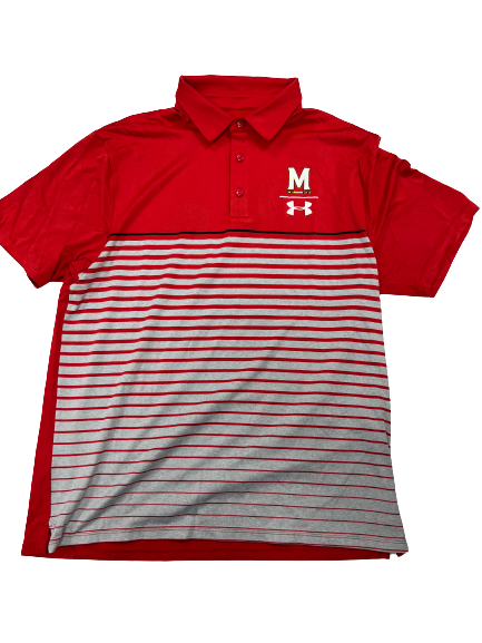 Maryland Basketball Team Issued Polo Shirt (Size L)