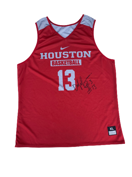 DeJon Jarreau Houston Basketball Player Exclusive SIGNED Reversible Practice Jersey (Size XL)