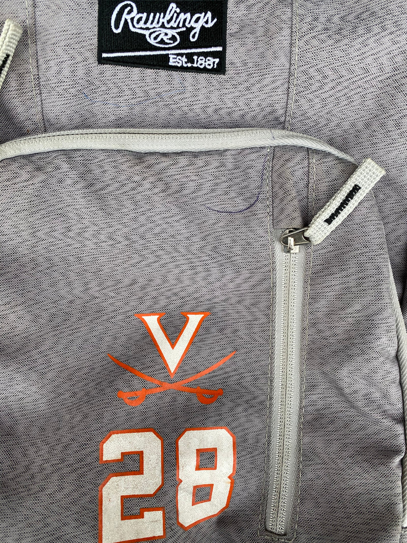 Noah Murdock Virginia Baseball Team Issued Backpack with Number
