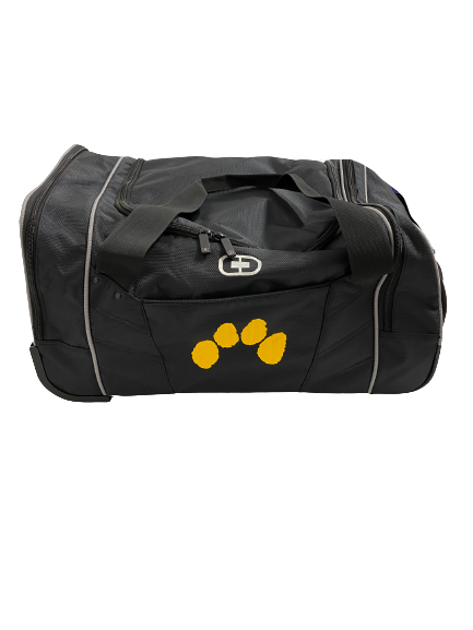 Sean Koetting Missouri Football Player-Exclusive Carry-On Rolling Duffel Bag