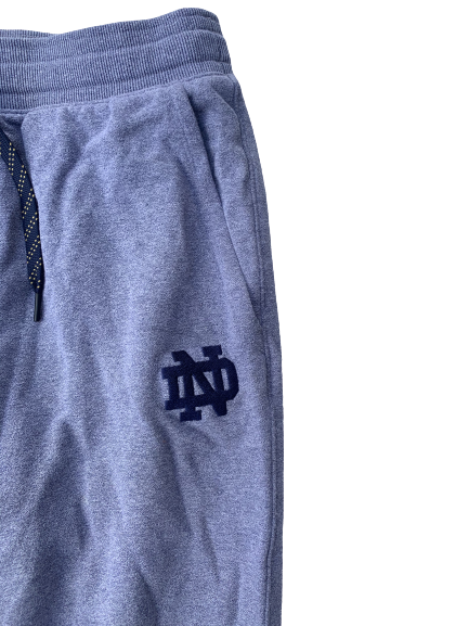 Arike Ogunbowale Notre Dame Team Issued Travel Sweatpants (Size L)