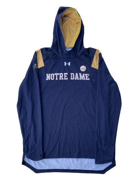 Arike Ogunbowale Notre Dame Team Exclusive Game Warm-Up Shooting Hoodie (Size L)