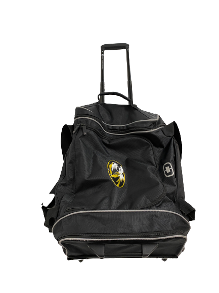 Sean Koetting Missouri Football Player-Exclusive Carry-On Rolling Duffel Bag (PRICE INCLUDES ADDITIONAL SHIPPING FEES)