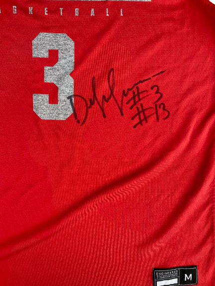 DeJon Jarreau Houston Basketball Player Exclusive SIGNED Reversible Practice Jersey (Size M)