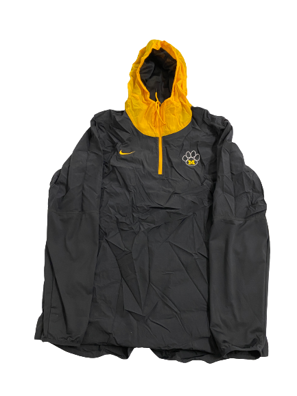 Sean Koetting Missouri Football Team-Issued Quarter-Zip Windbreaker Jacket (Size XL)