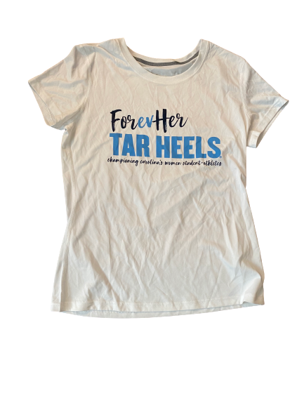 Zoe Redei North Carolina Soccer "Forever Tarheels" T-Shirt (Size M)
