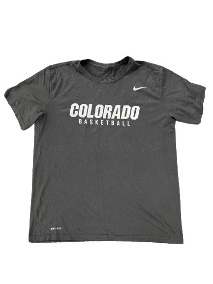 Maddox Daniels Colorado Basketball Team Issued Workout Shirt (Size L)