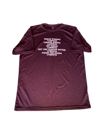 Mason Cole Texas A&M Baseball Team Exclusive Workout Shirt (Size XL)
