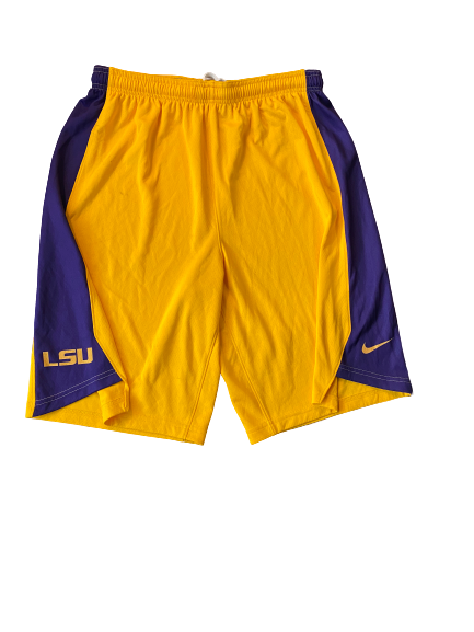 Brandon Sampson LSU Basketball Practice Shorts (Size L)