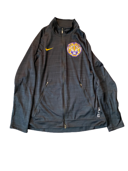 Brandon Sampson LSU Nike Zip-Up Jacket (Size L)