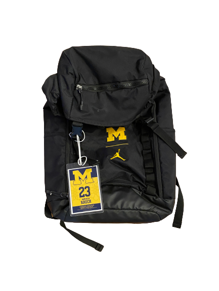 Danielle Rauch Michigan Basketball Player-Exclusive Backpack with Player Tag
