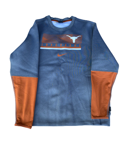 Jack Geiger Texas Football Team Issued Crewneck Sweatshirt (Size L)