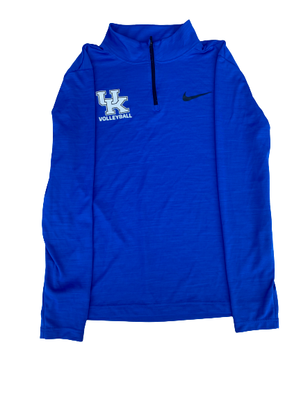 Madison Lilley Kentucky Volleyball SIGNED Quarter-Zip Pullover (Size M)