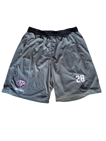 Mason Cole Texas A&M Baseball Team Issued Shorts (Size XL)