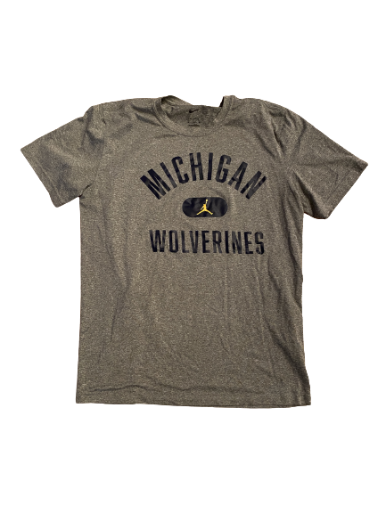 Danielle Rauch Michigan Basketball Team-Issued T-Shirt (Size M)