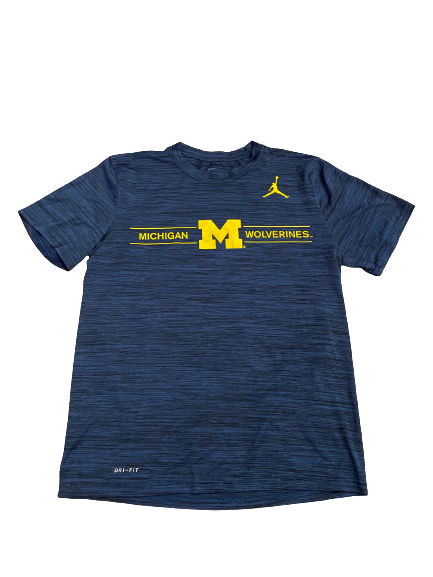 Danielle Rauch Michigan Basketball Team-Issued T-Shirt (Size M)