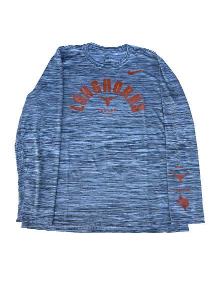 Jack Geiger Texas Football Team Issued Long Sleeve Shirt (Size L)
