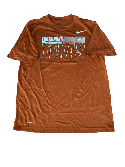 Jack Geiger Texas Football Team Issued Workout Shirt (Size L)