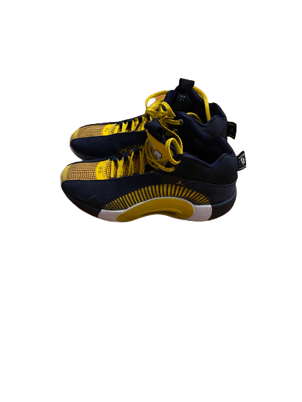 Danielle Rauch Michigan Basketball Team Issued Shoes Size 7.0 Men s The Players Trunk