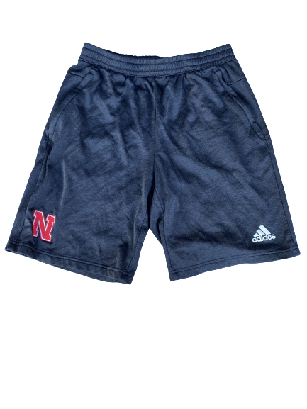 Tony Butler Nebraska Football Team Issued Workout Shorts (Size XL)