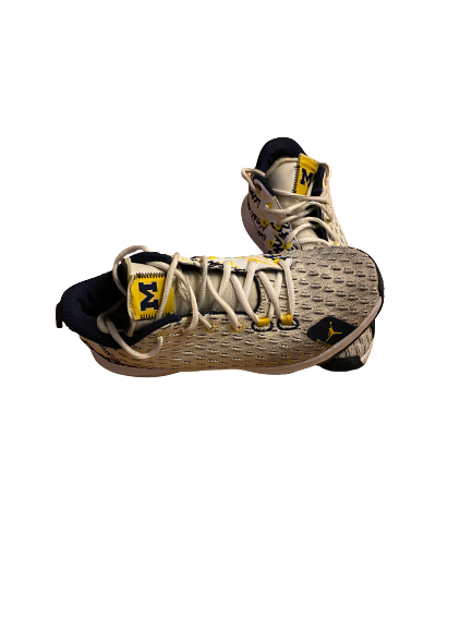 Danielle Rauch Michigan Basketball Team Issued Shoes (Size 7.0 Men&