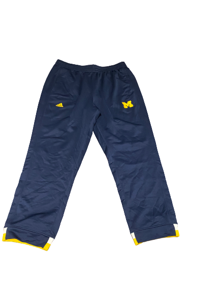 Tyrone Wheatley Jr. Michigan Adidas Sweatpants (Size XXLT)