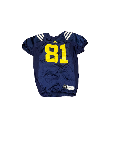 Tyrone Wheatley Jr. Michigan Football Worn Official Practice Jersey (Size 46)