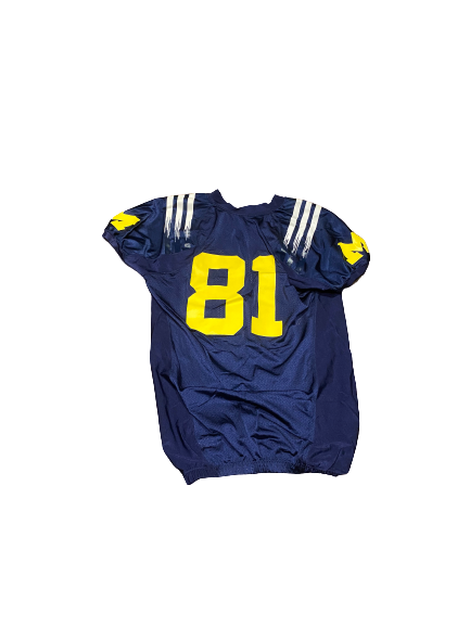 Tyrone Wheatley Jr. Michigan Football Worn Official Practice Jersey (Size 46)